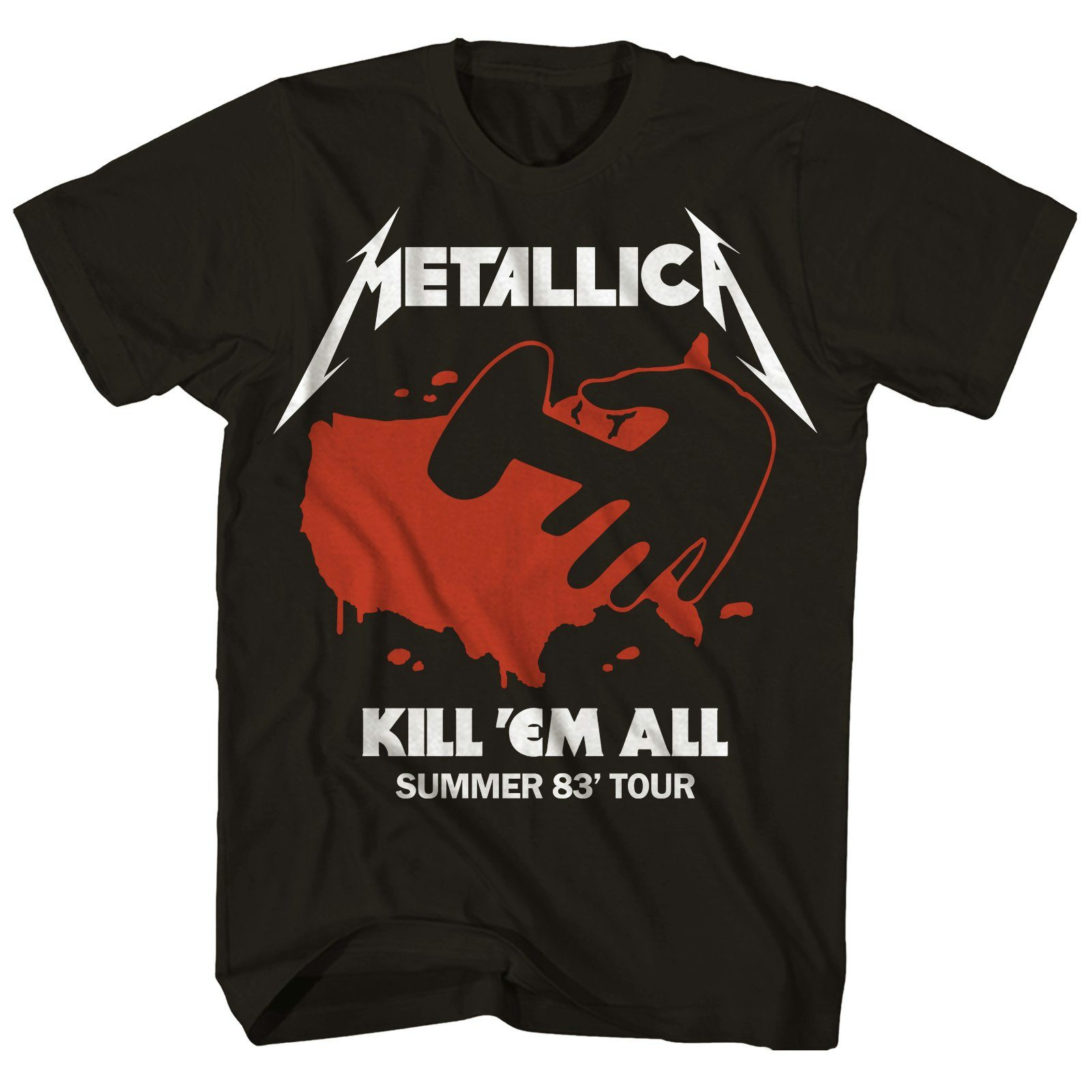 Metallica T-Shirt | Kill ‘Em All Summer 83’ Tour T-Shirt (Reissue)  Metallica Shirt