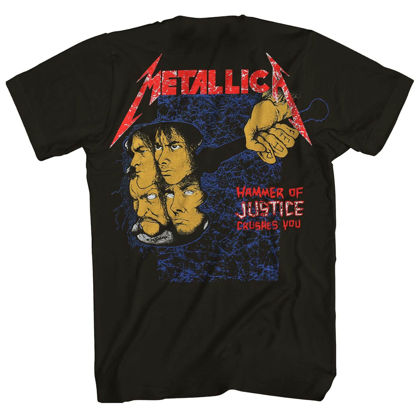 Metallica T-Shirt | Damaged Justice '88 Tour T-Shirt (Reissue)