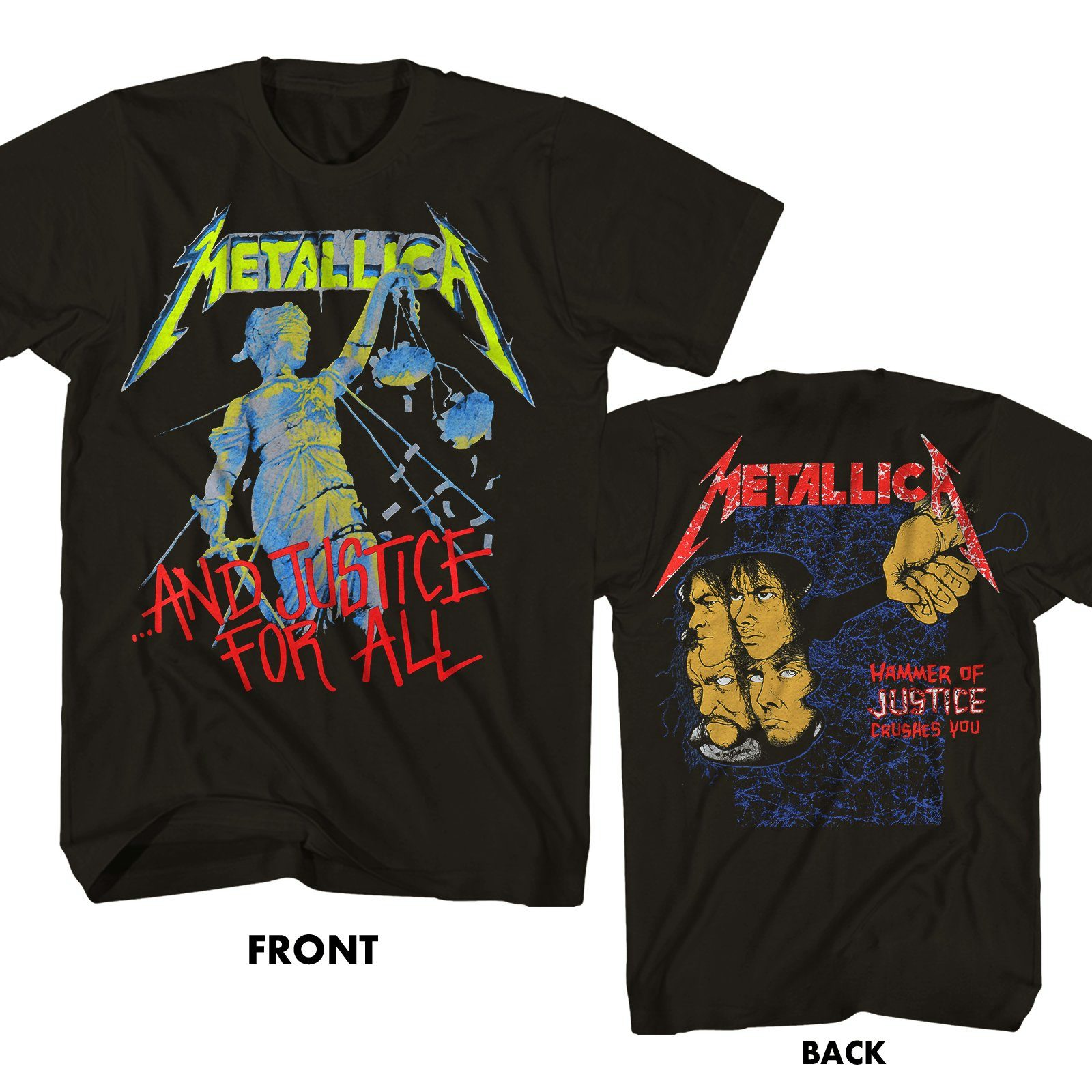 metallica shirt and justice for all