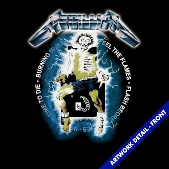 Metallica T-Shirt | Ride The Lightning Electric Chair Metallica Shirt