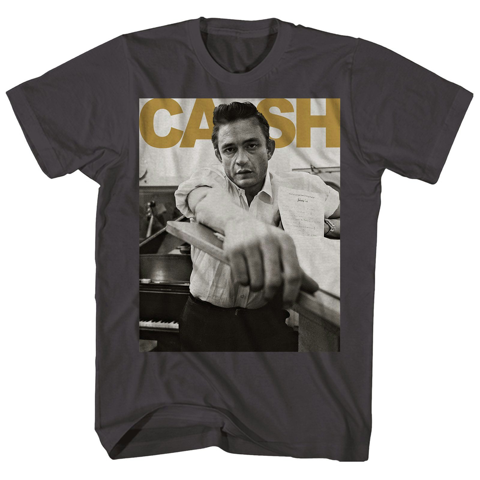 Johnny Cash T-Shirt | Studio Session Portrait T-Shirt