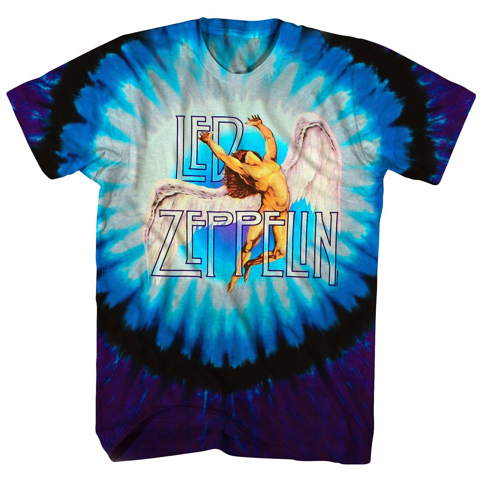 Led Zeppelin T-Shirt | Swan Song Icarus Tie Dye Led Zeppelin Shirt
