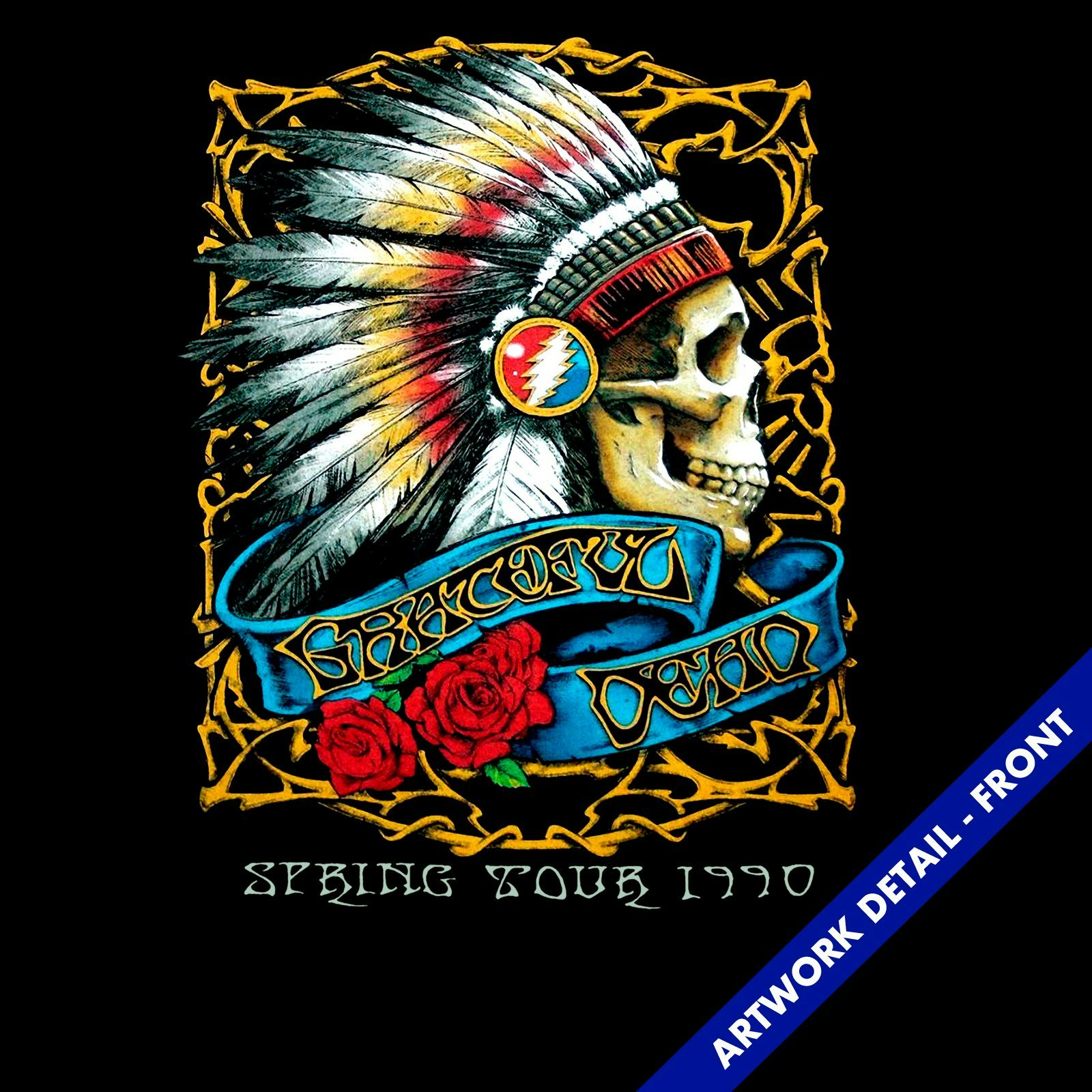 Grateful Dead T-Shirt | Spring Tour '90 T-Shirt (Reissue)