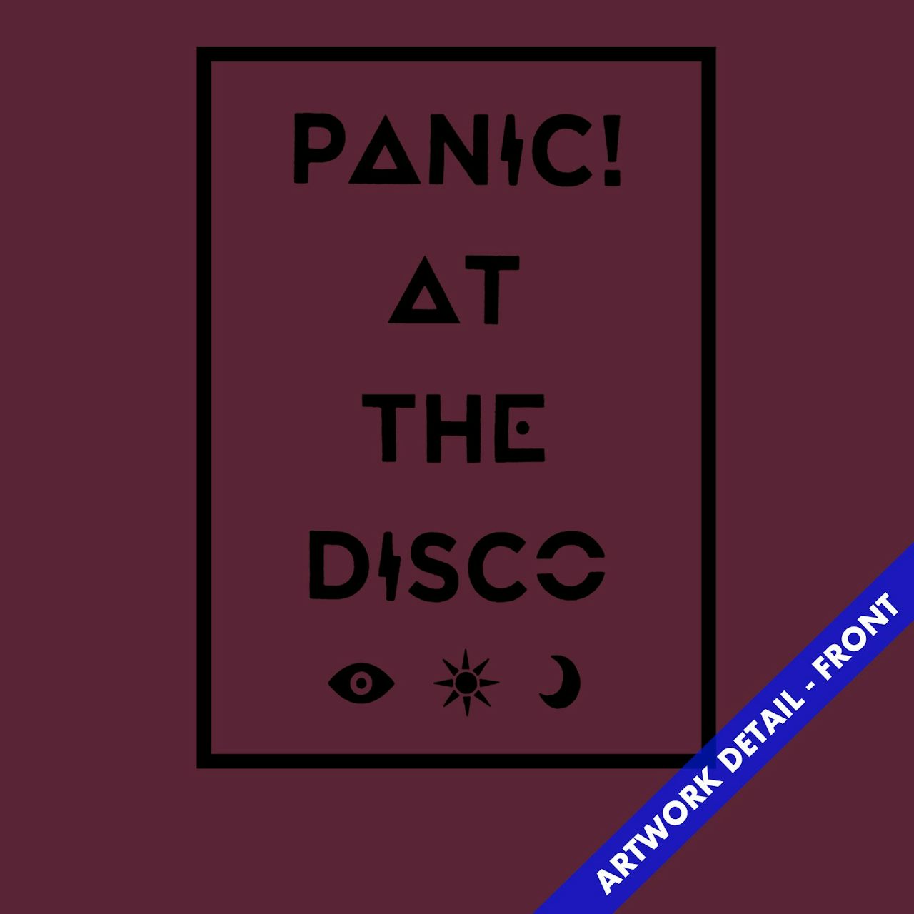 Panic At The Disco T Shirt Box Logo Symbols Panic At The Disco T Shirt