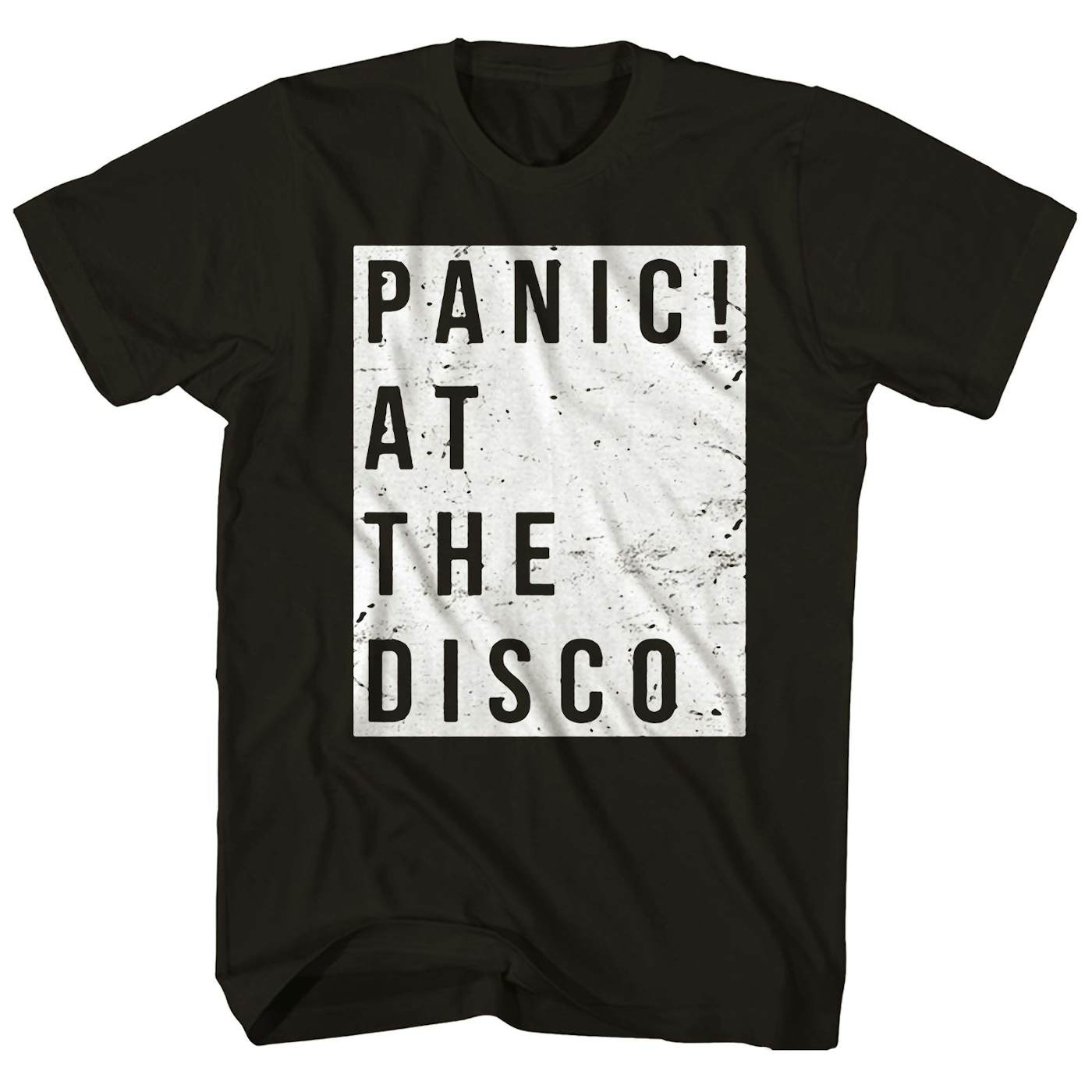 Panic! At The Disco T-Shirt | Distressed Square Logo Panic At The Disco Shirt