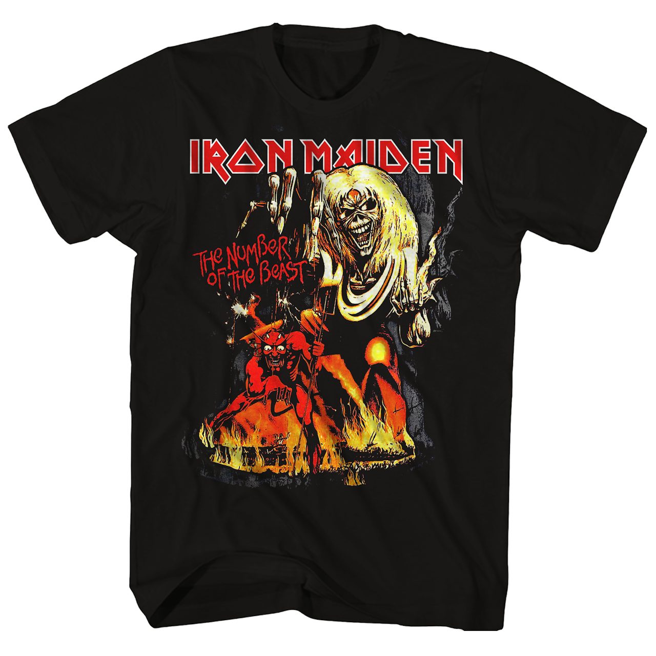 Iron Maiden TShirt Number Of The Beast Album Art Iron Maiden Shirt Iron Maiden TShirt Number Of The Beast Album Art Iron Maiden Shirt