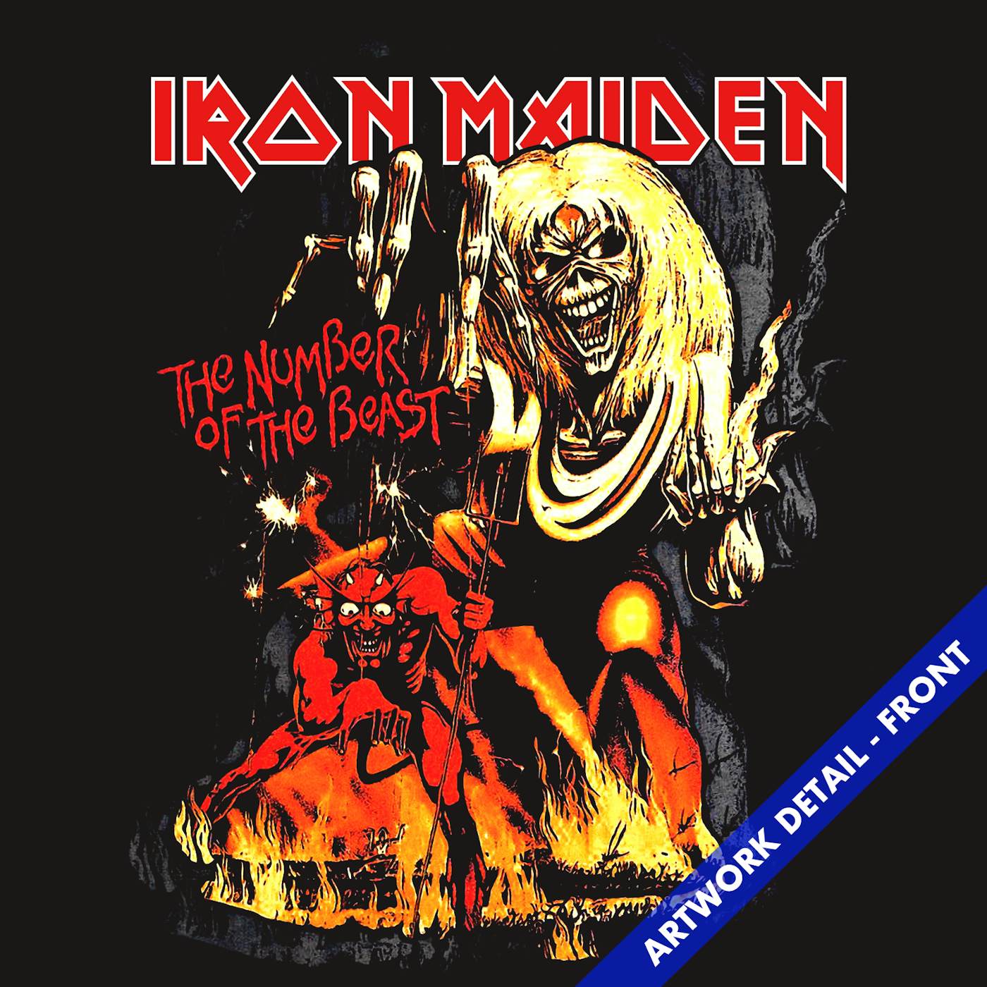 Iron Maiden T-Shirt  Number Of The Beast Album Art Iron Maiden Shirt