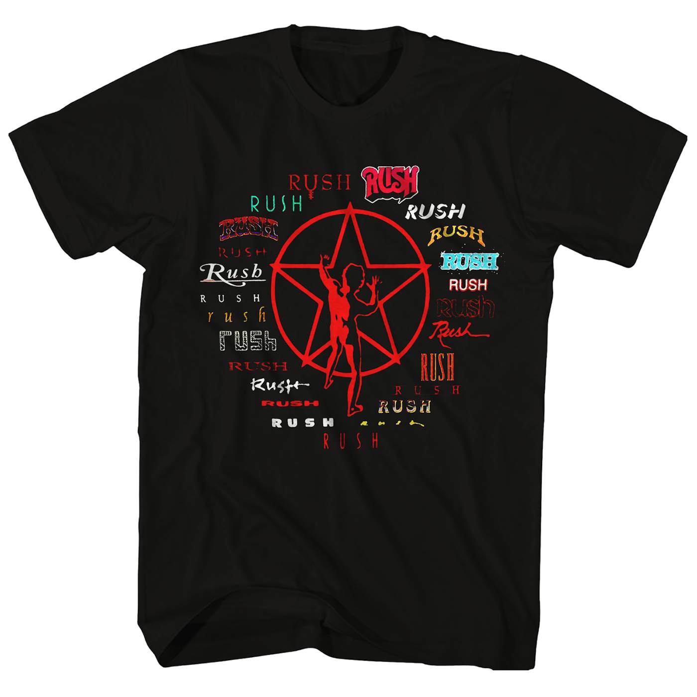 Rush T-Shirt | Official Logo History Rush T-Shirt