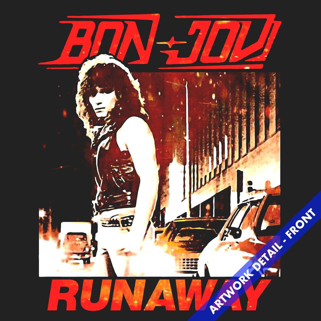 Bon Jovi T Shirt Runaway Album Art Bon Jovi Shirt