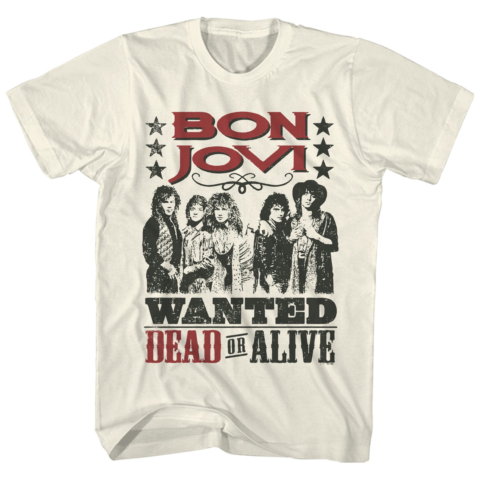 UFFICIALE Bon Jovi T-Shirt Cuore e pugnale TIRO attraverso il cuore aderente skinny 
