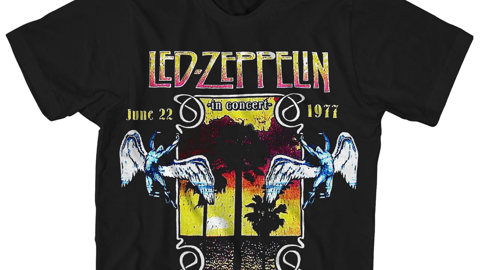 Led zeppelin 1977 online tour shirt