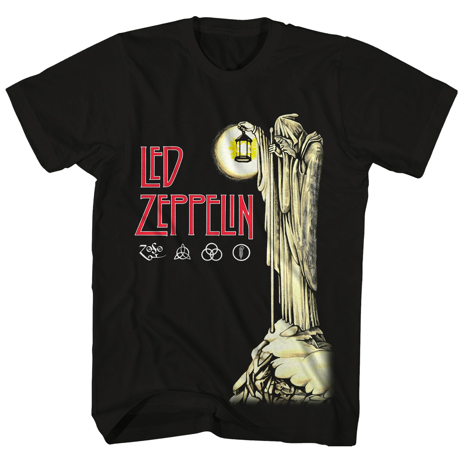 Led Zeppelin TShirt IV Hermit & ZOSO Logos Led Zeppelin TShirt