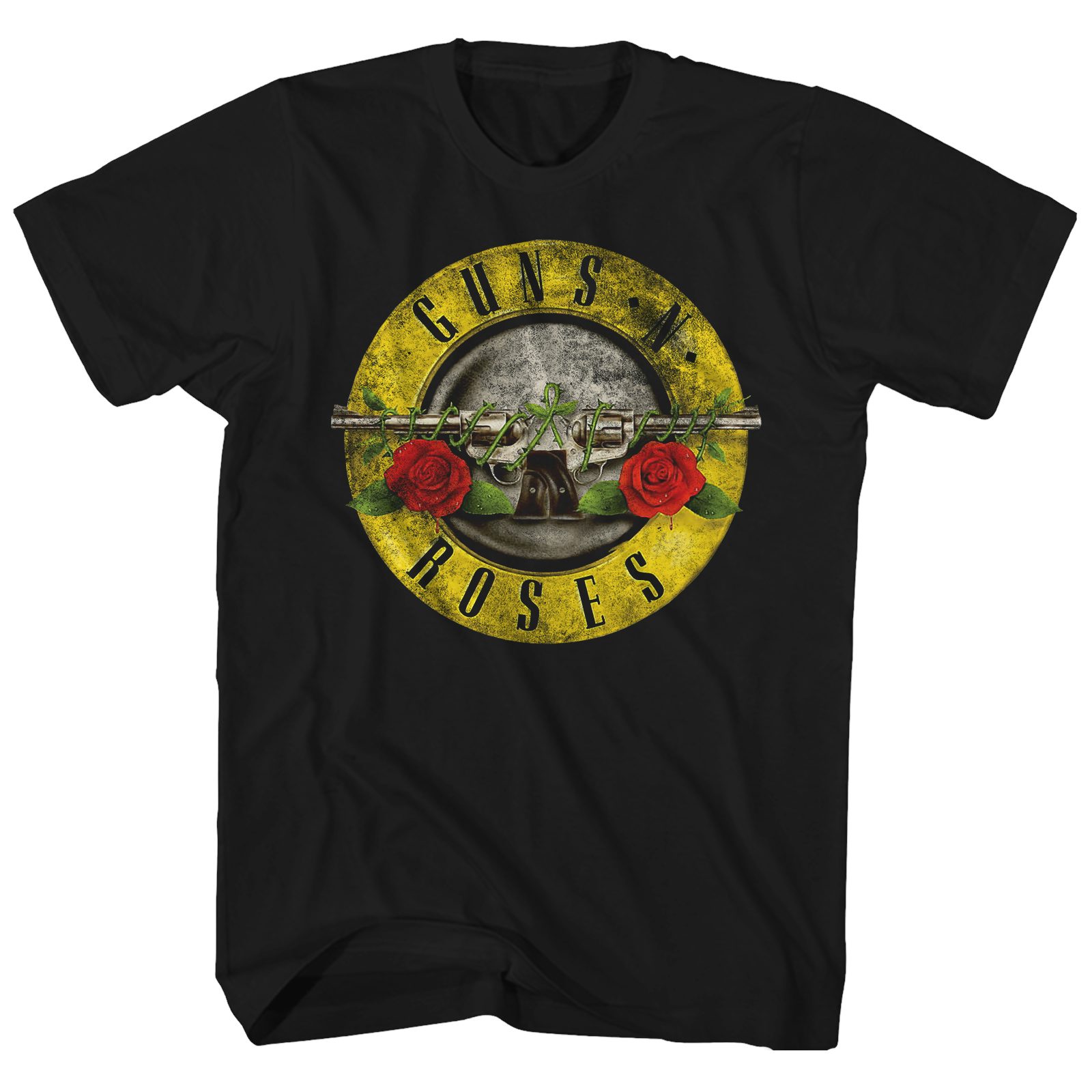 Guns N Roses Ni/ñas Vintage Bullet Logo Camiseta