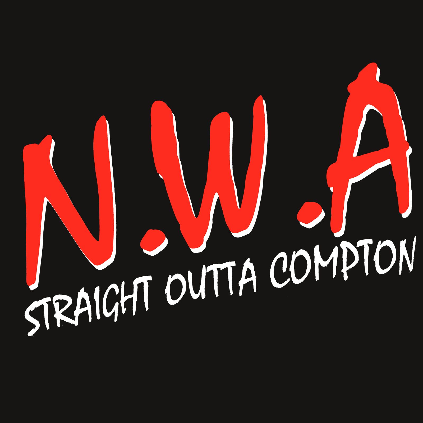 N.W.A. T-Shirt | Classic Straight Outta Compton Logo N.W.A. T-Shirt