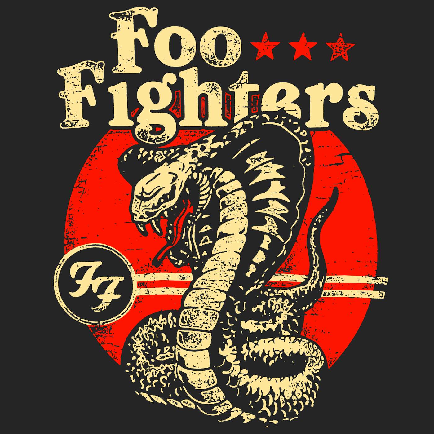 Foo Fighters T-Shirt | Cobra Logo Foo Fighters Shirt