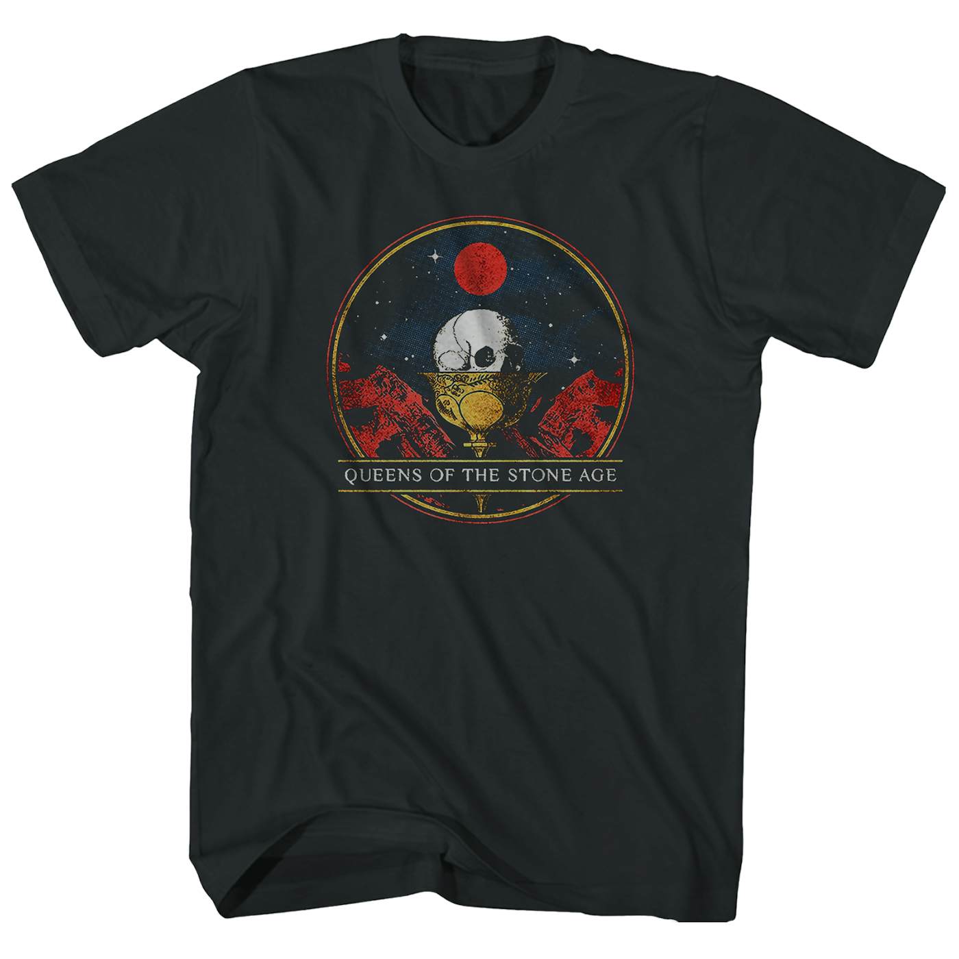 Queens Of The Stone Age T-Shirt | Chalice Logo Queens Of The Stone Age T-Shirt