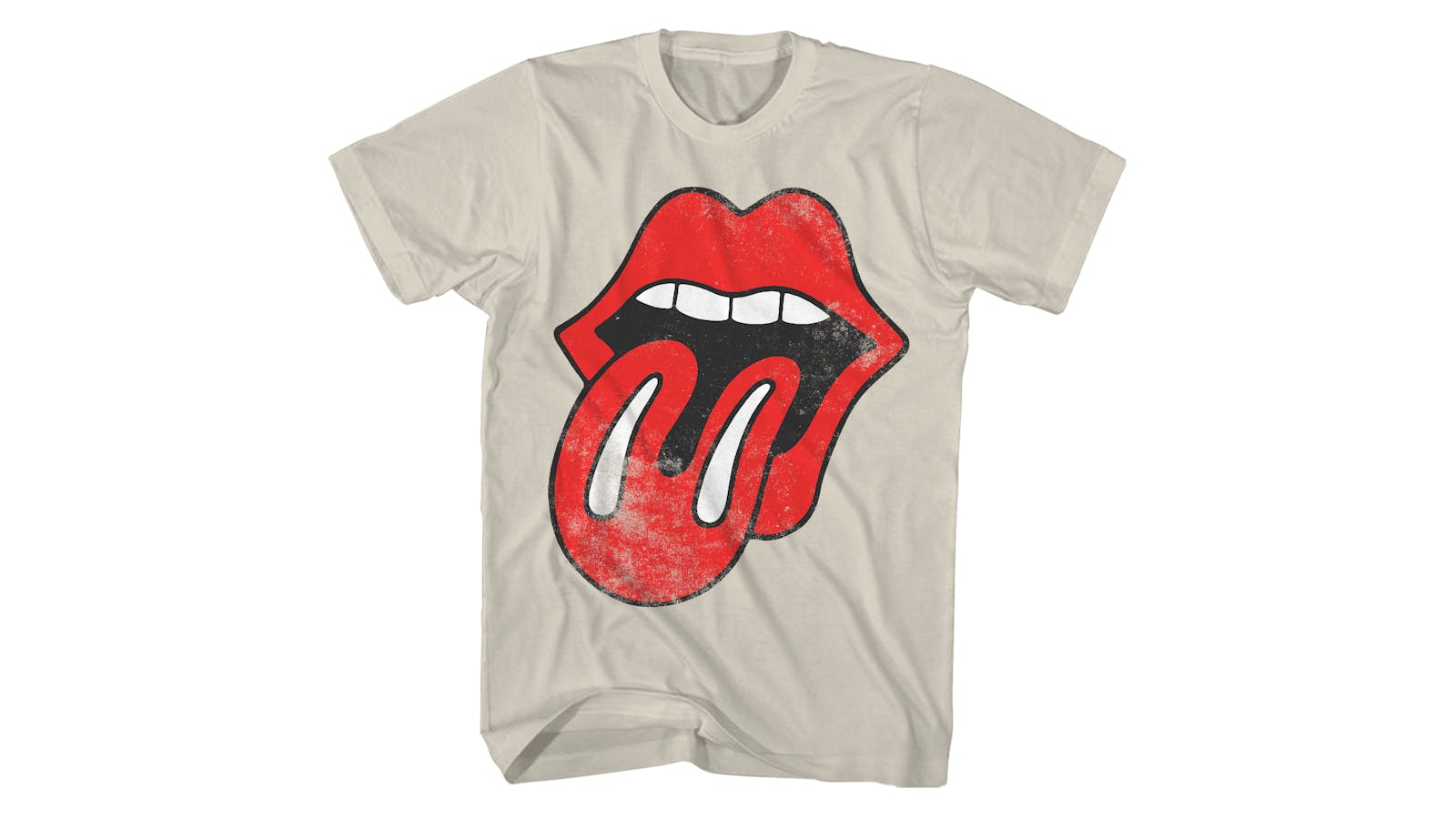 Stones Rolling Shirt Logo Tongue The T-Shirt | Official Vintage