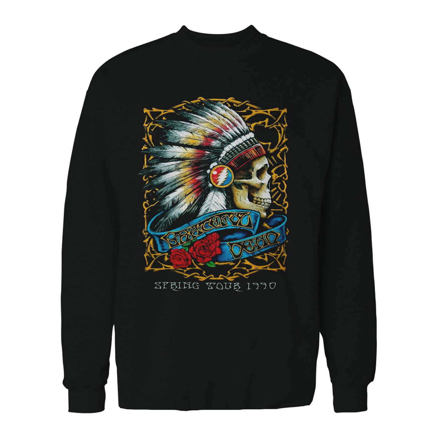 Grateful Dead T-Shirt  Spring Tour '90 T-Shirt (Reissue)