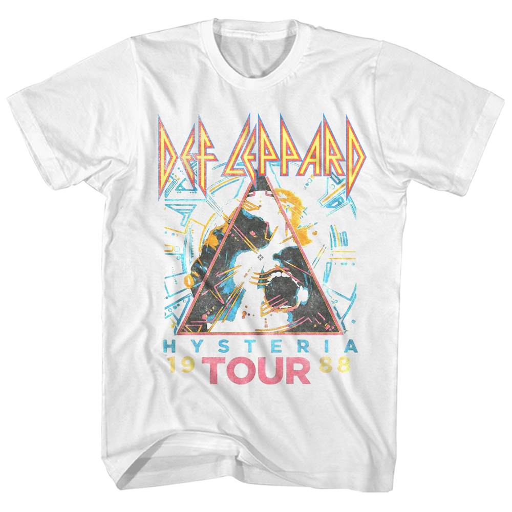 Def Leppard T-Shirt | Hysteria Tour '88 Def Leppard Shirt (Reissue)