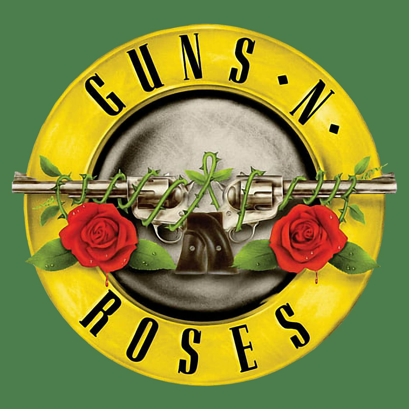 Guns N' Roses T-Shirt | Pistols N' Roses Logo T-Shirt