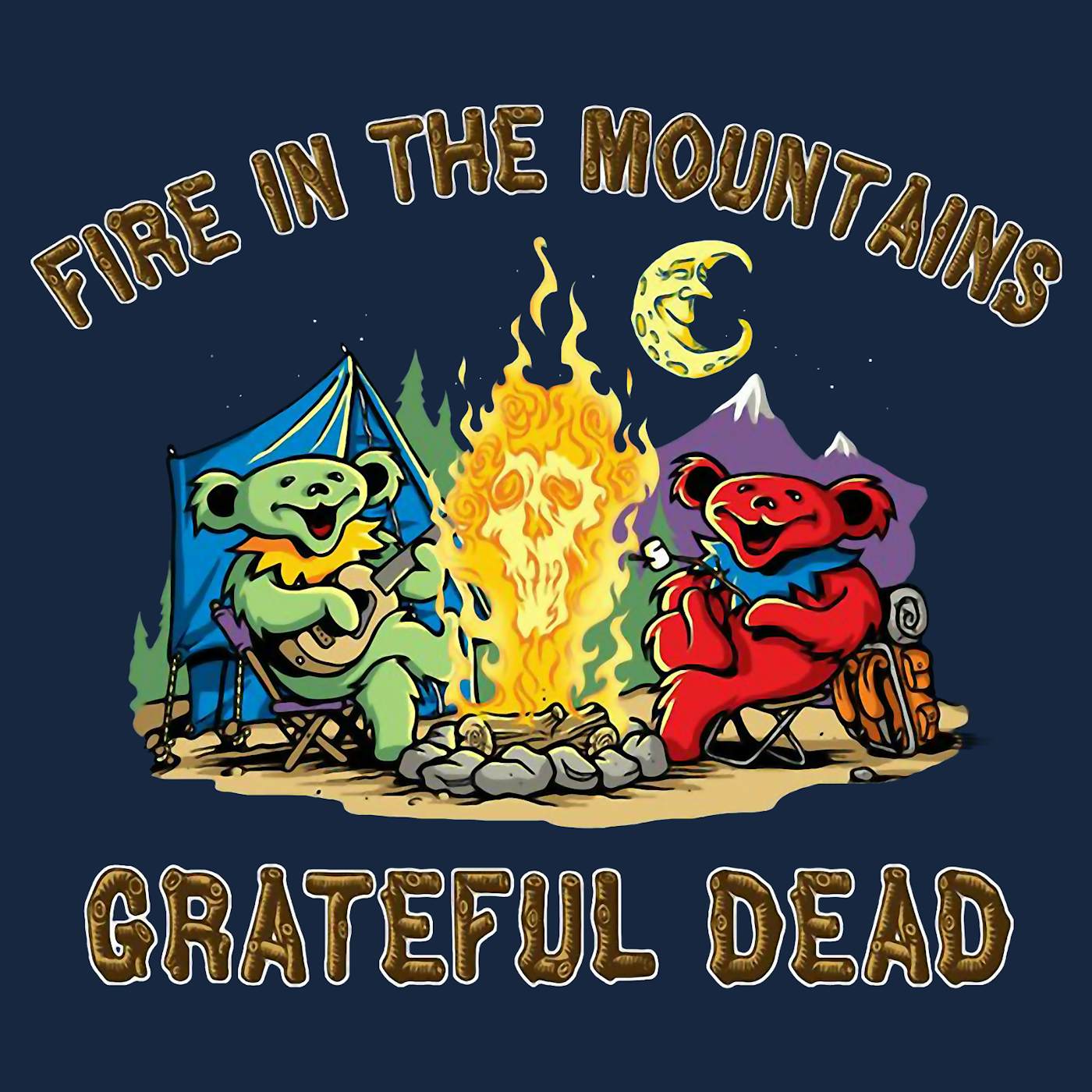 Grateful Dead - Bobby O Bear T-Shirt Black
