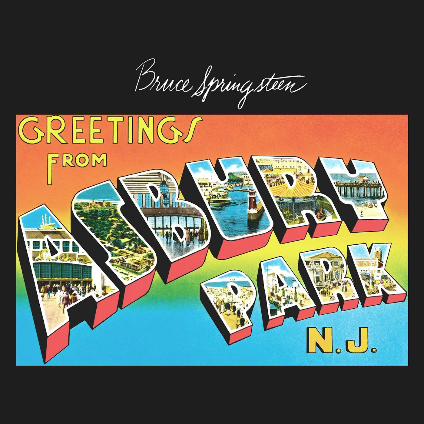 Bruce Springsteen T-Shirt | Greetings From Asbury Park Postcard Bruce Springsteen Shirt