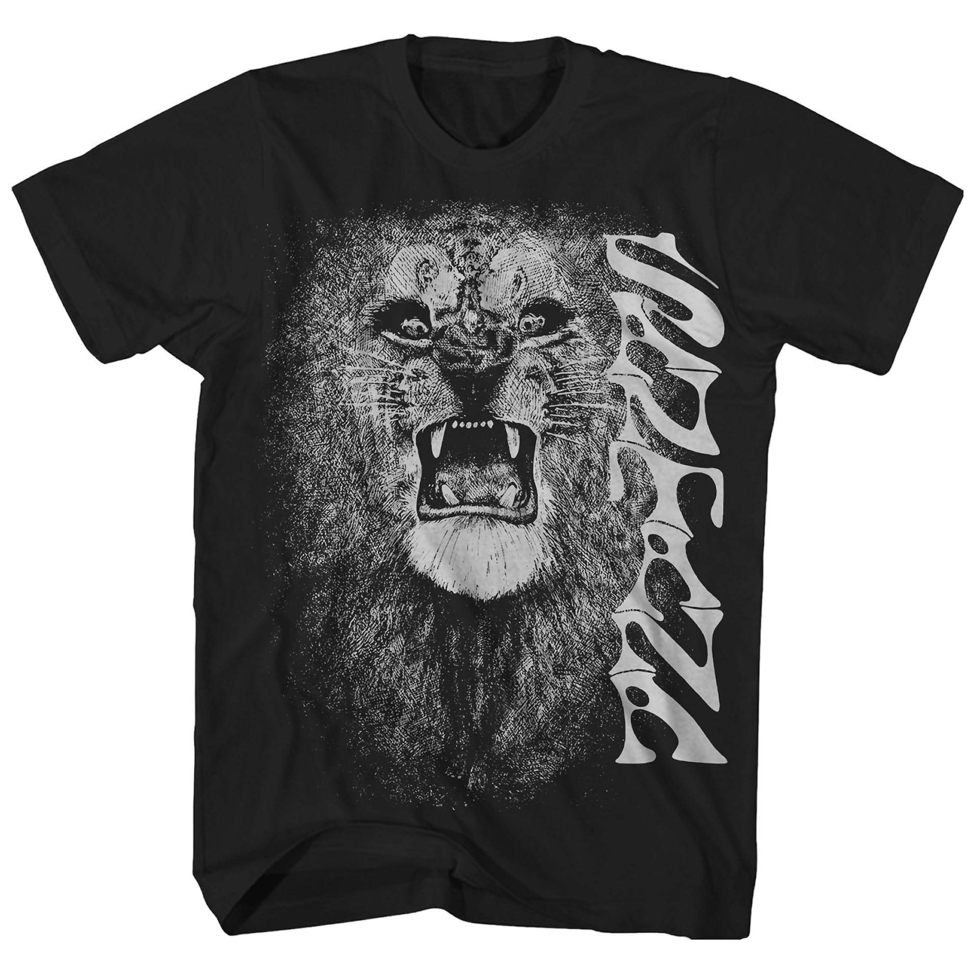 Santana TShirt White Lion Art Album Cover Santana TShirt