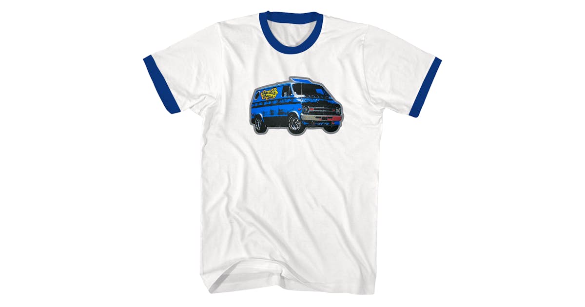 Sparsommelig Høflig marathon Beastie Boys T-Shirt | Aloha Mr. Hand Blue Van Beastie Boys Shirt
