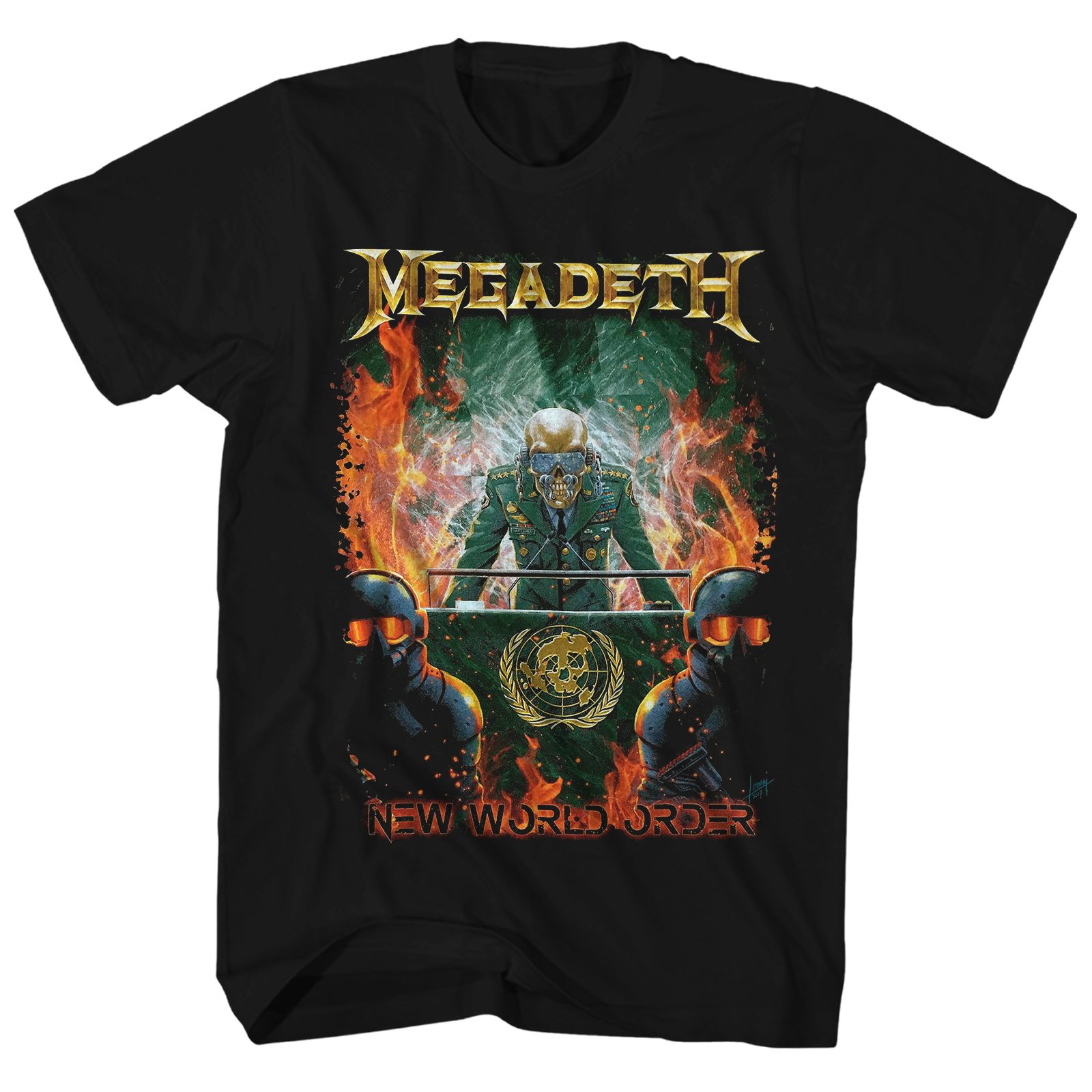 Megadeth T-Shirt | Super Collider Megadeth Shirt