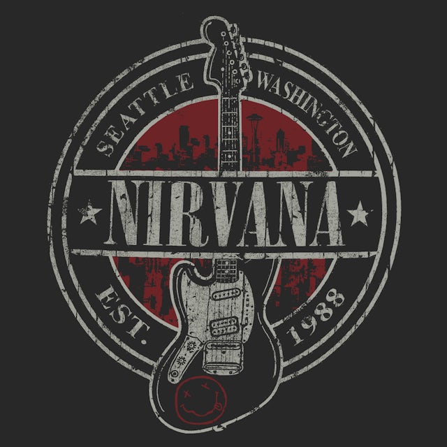 nirvana guitar shirt