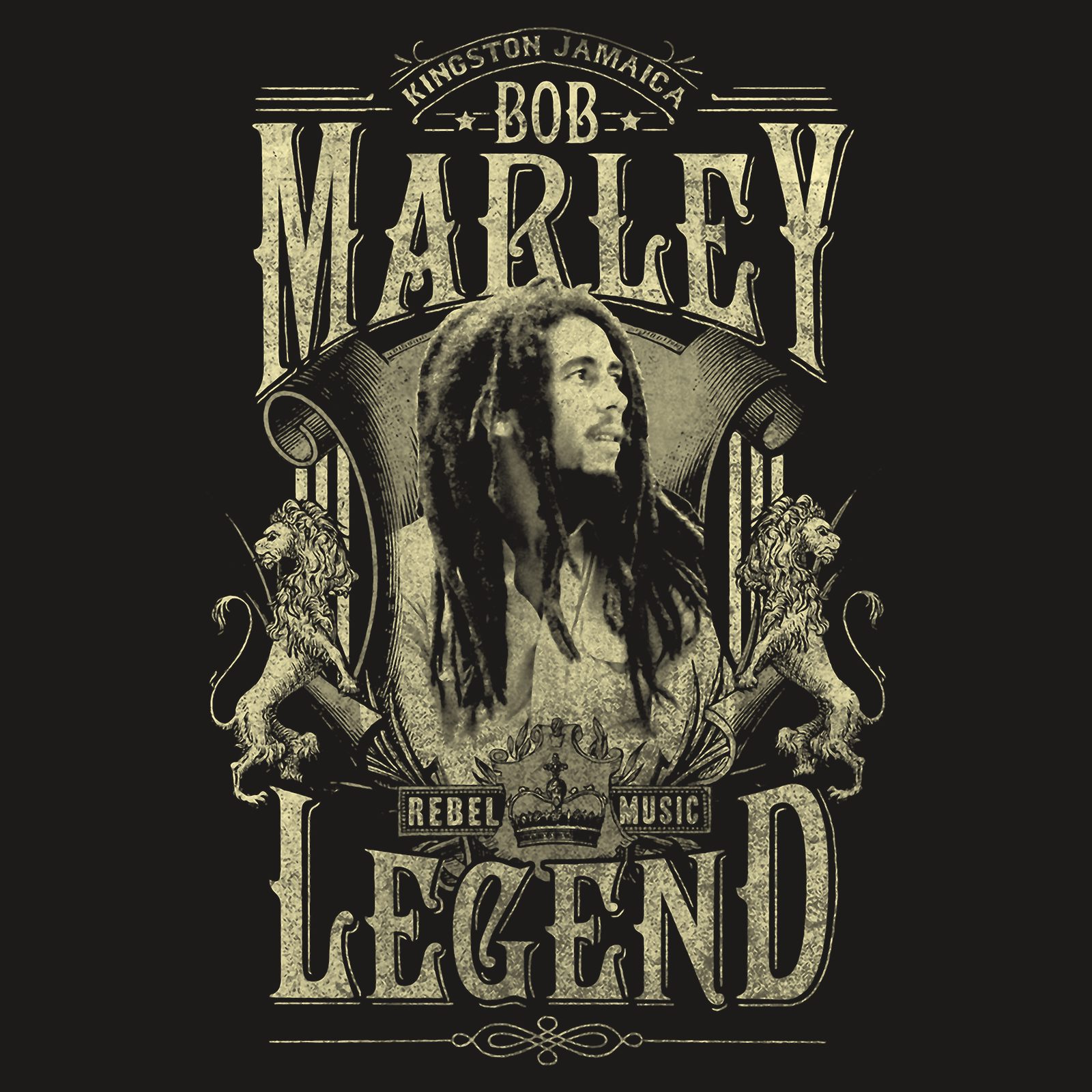 Bob Marley T-Shirt | Rebel Music Legend Shirt $31.00$24.95
