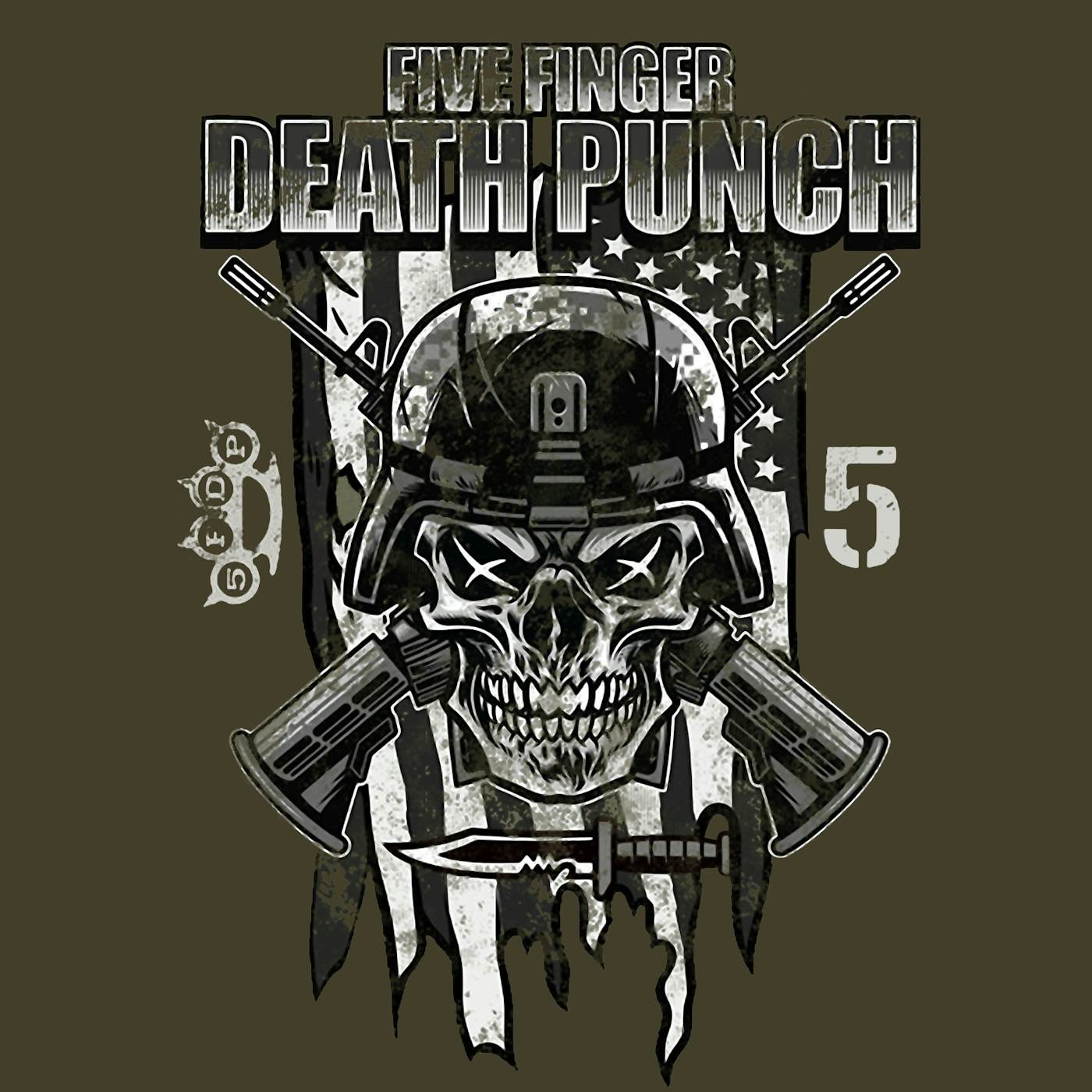 Five Finger Death Punch T-Shirt | Infantry Special Forces Five Finger Death Punch Shirt