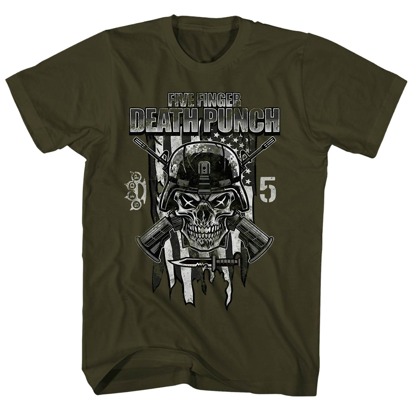 Five Finger Death Punch T-Shirt | Infantry Special Forces Five Finger Death Punch Shirt