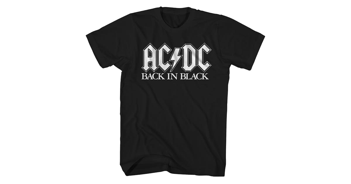 AC/DC | Back In Black Stencil Logo AC/DC
