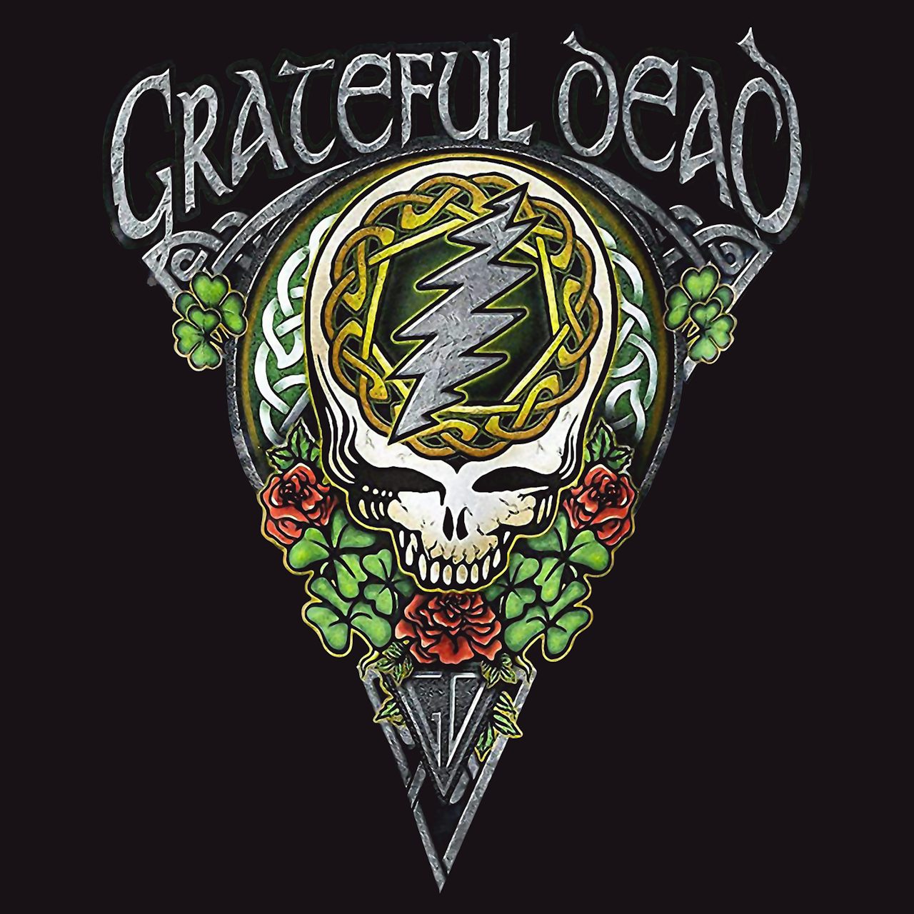 Grateful Dead T Shirt Shamrock Tie Dye Grateful Dead Shirt