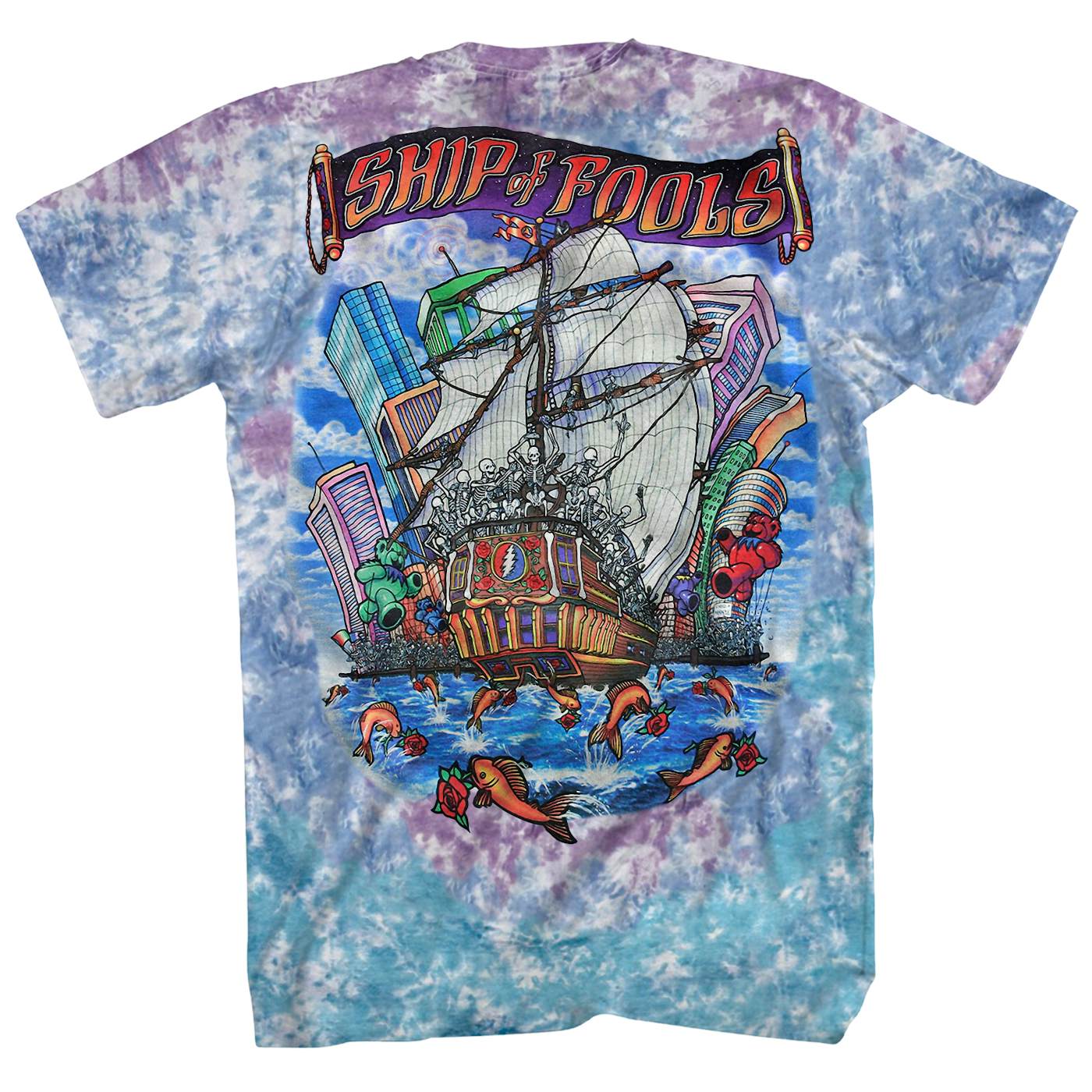 Grateful Dead Ship of Fools Tie Dye T-Shirt