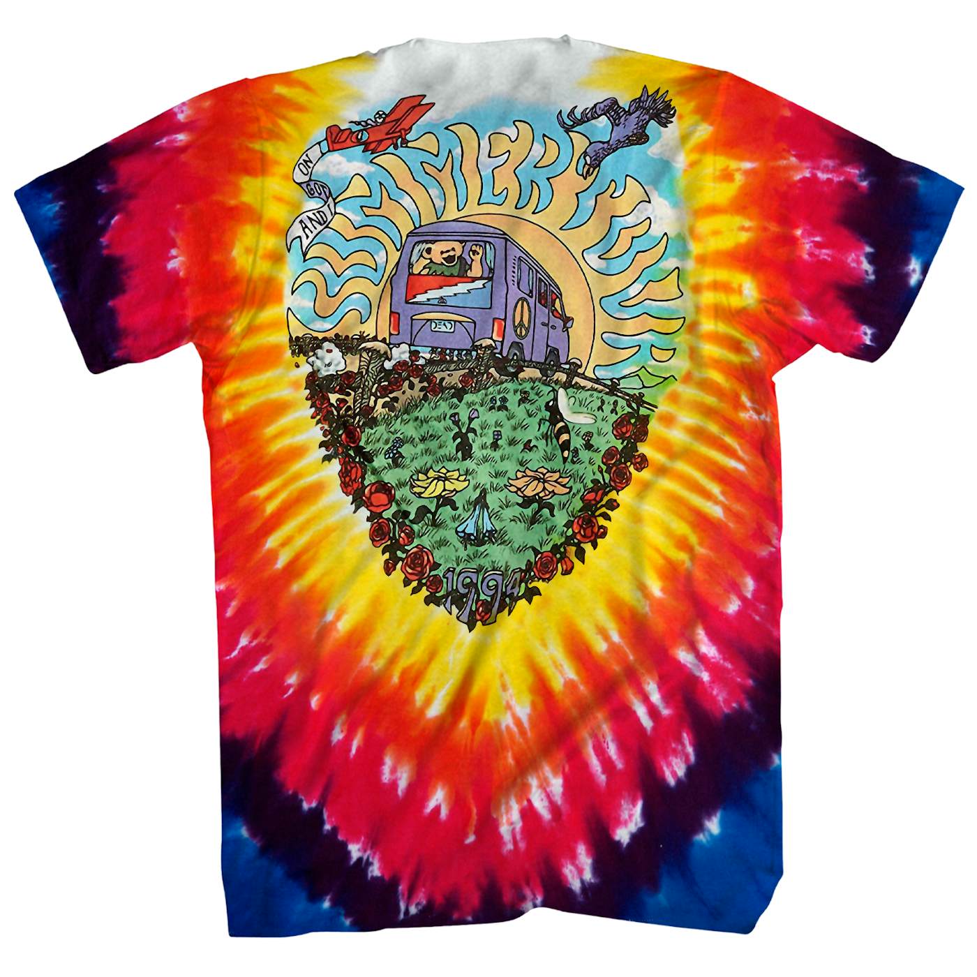 50th Collection: Grateful Dead Anniversary Tie-Dye T-Shirt