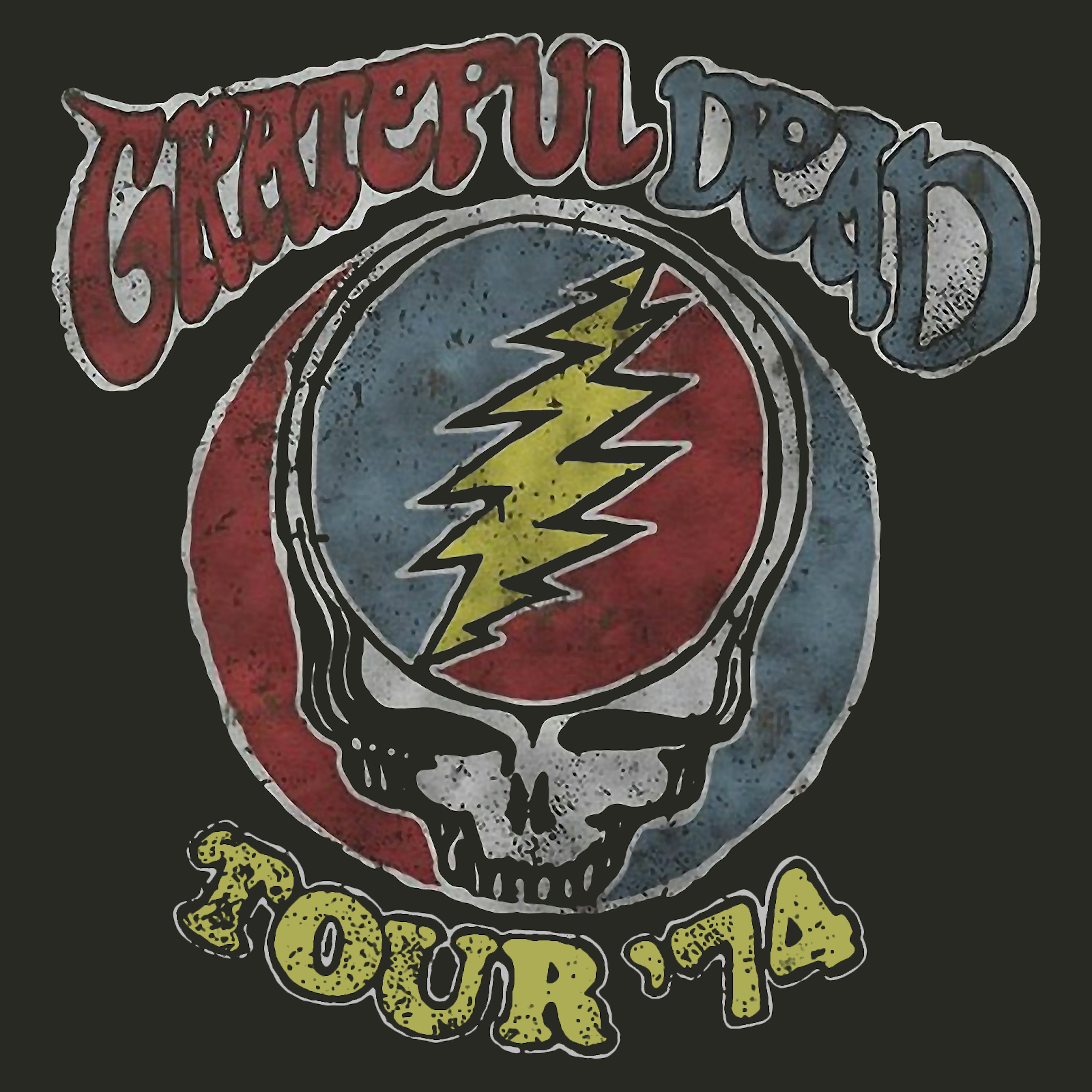 Grateful Dead T-Shirt | Vintage '74 Tour Grateful Dead Shirt (Reissue)