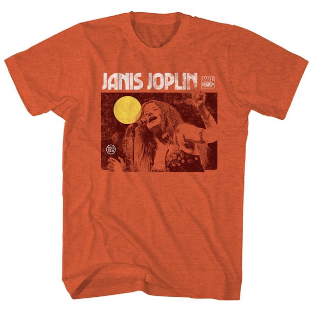 Janis Joplin TShirt Singing Portrait Janis Joplin Shirt