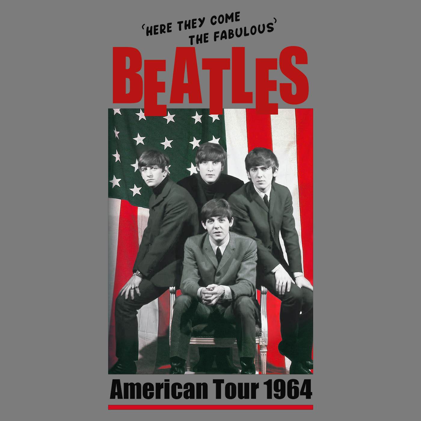 The Beatles T-Shirt | American Tour 1964 Title Shirt (Reissue)