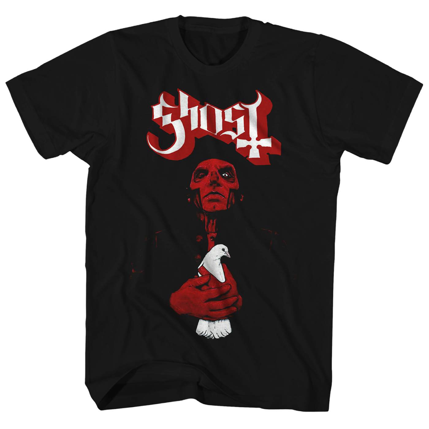 Ghost T-Shirt | Red Cardinal Dove Ghost Shirt