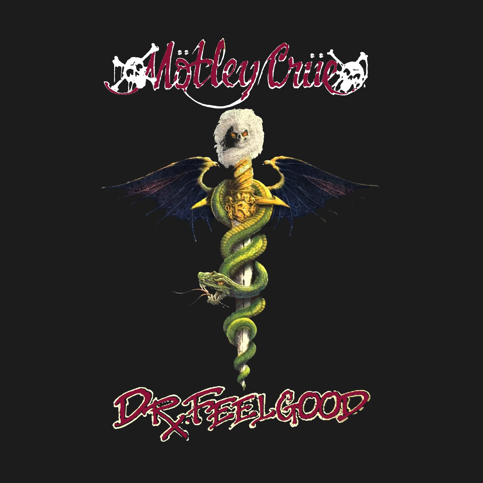 Motley Crue T Shirt Dr Feelgood Album Art Motley Crue Shirt