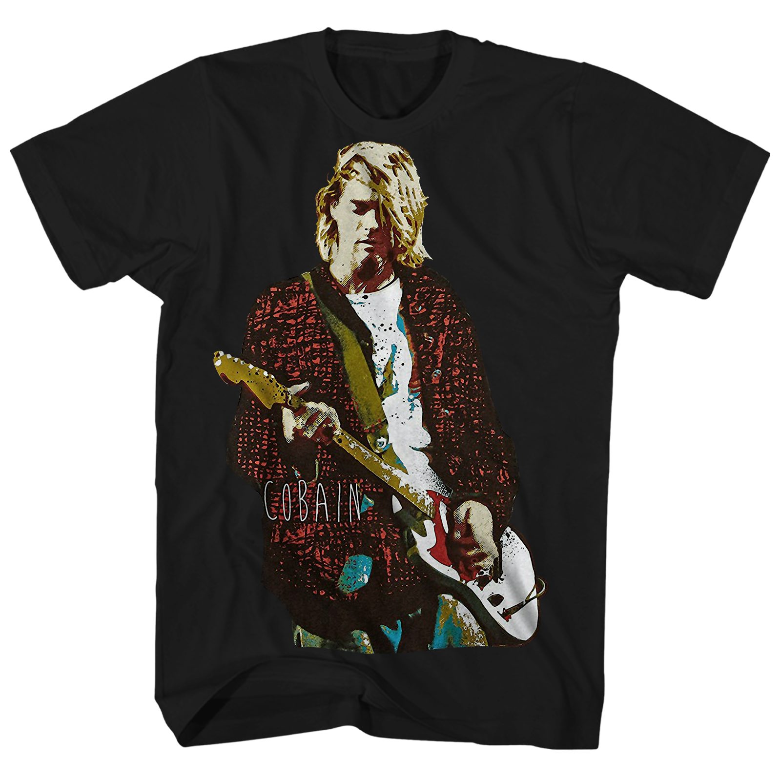 t shirt kurt cobain h