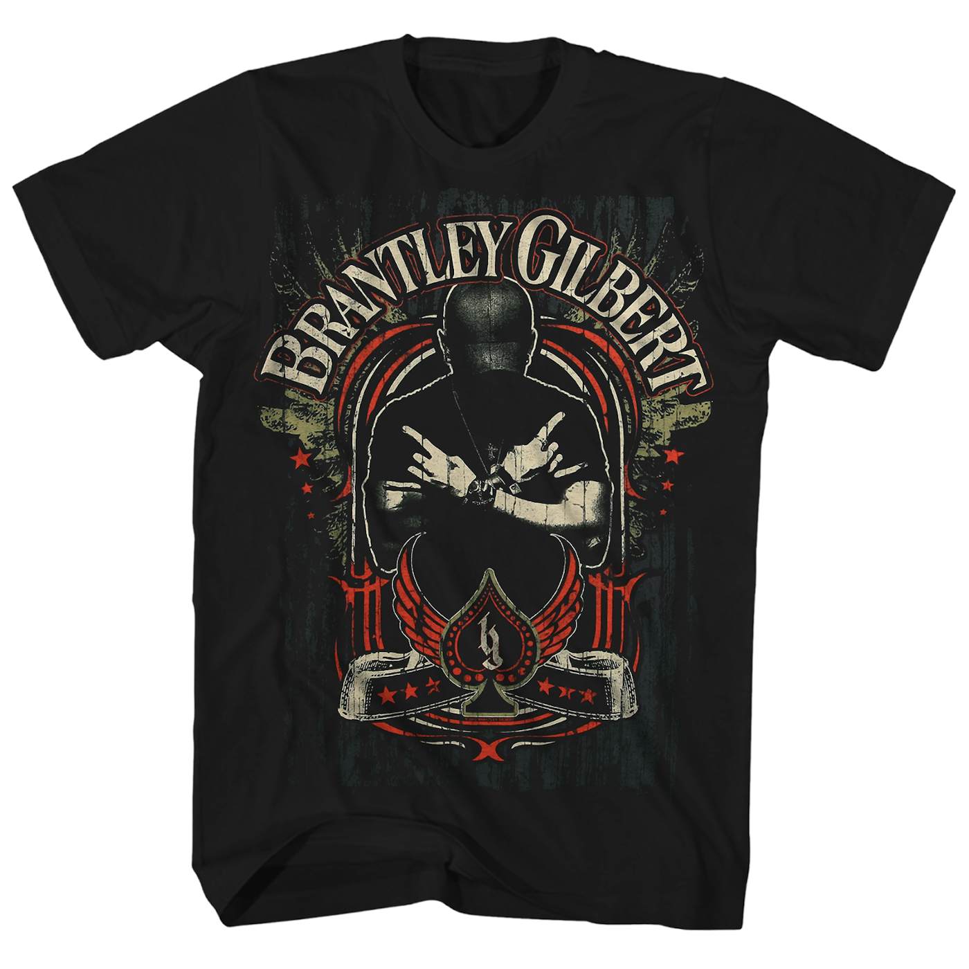 Brantley Gilbert T-Shirt | Spade Logo Brantley Gilbert Shirt