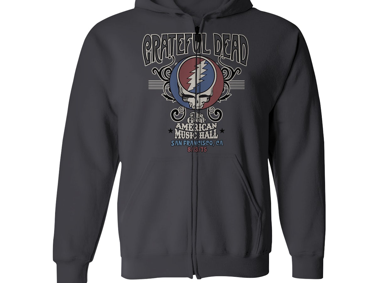 Grateful Dead Zip-Up Hoodie | The Great American Music Hall Grateful Dead  Hoodie (Reissue)