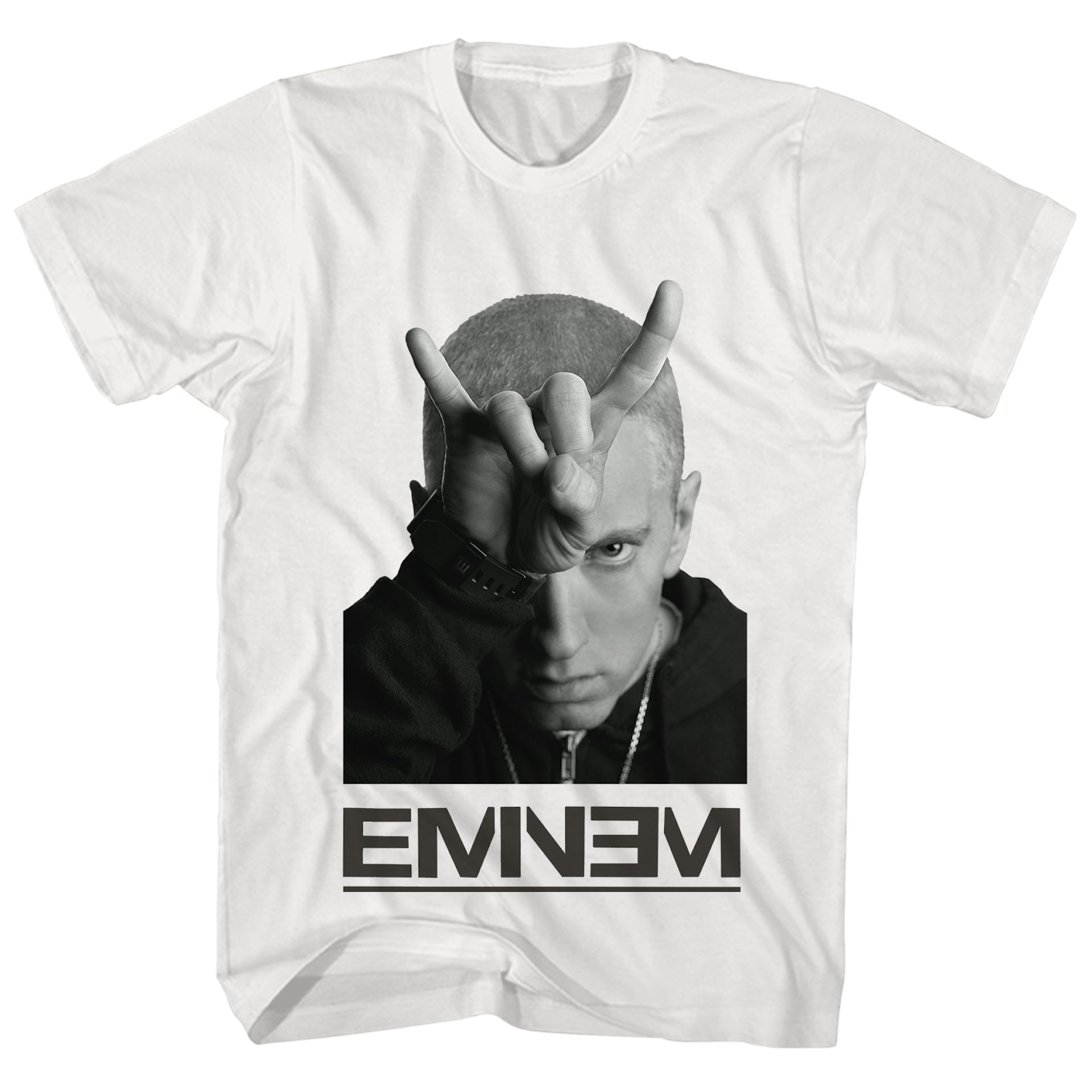 Eminem T-Shirt | Finger Devil's Horn Eminem T-Shirt