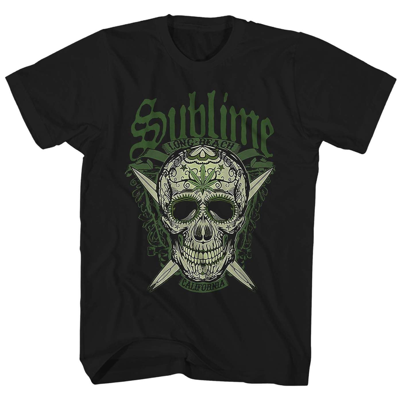 The Dirty T Sugar Skull' Men's T-Shirt