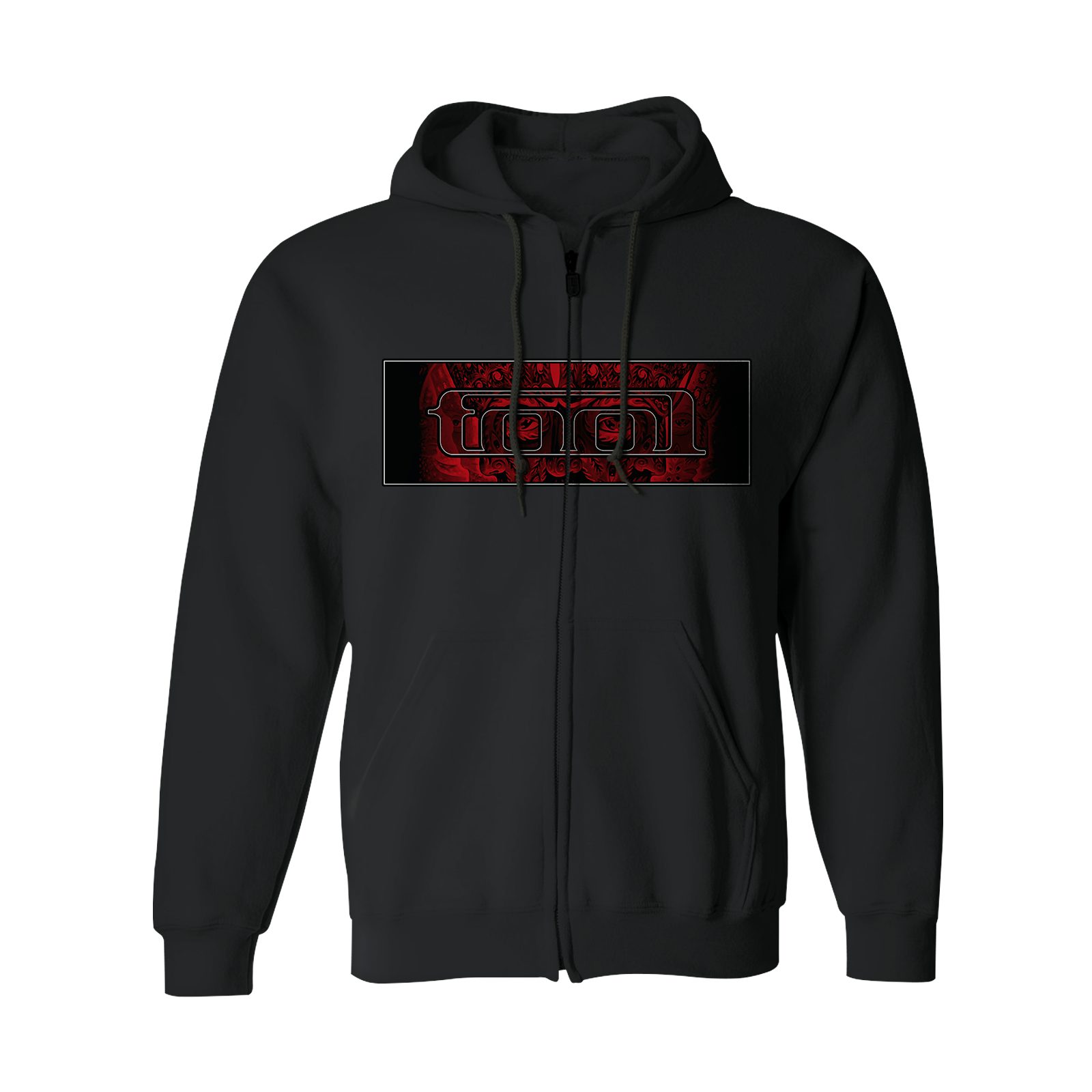 tool red face hoodie