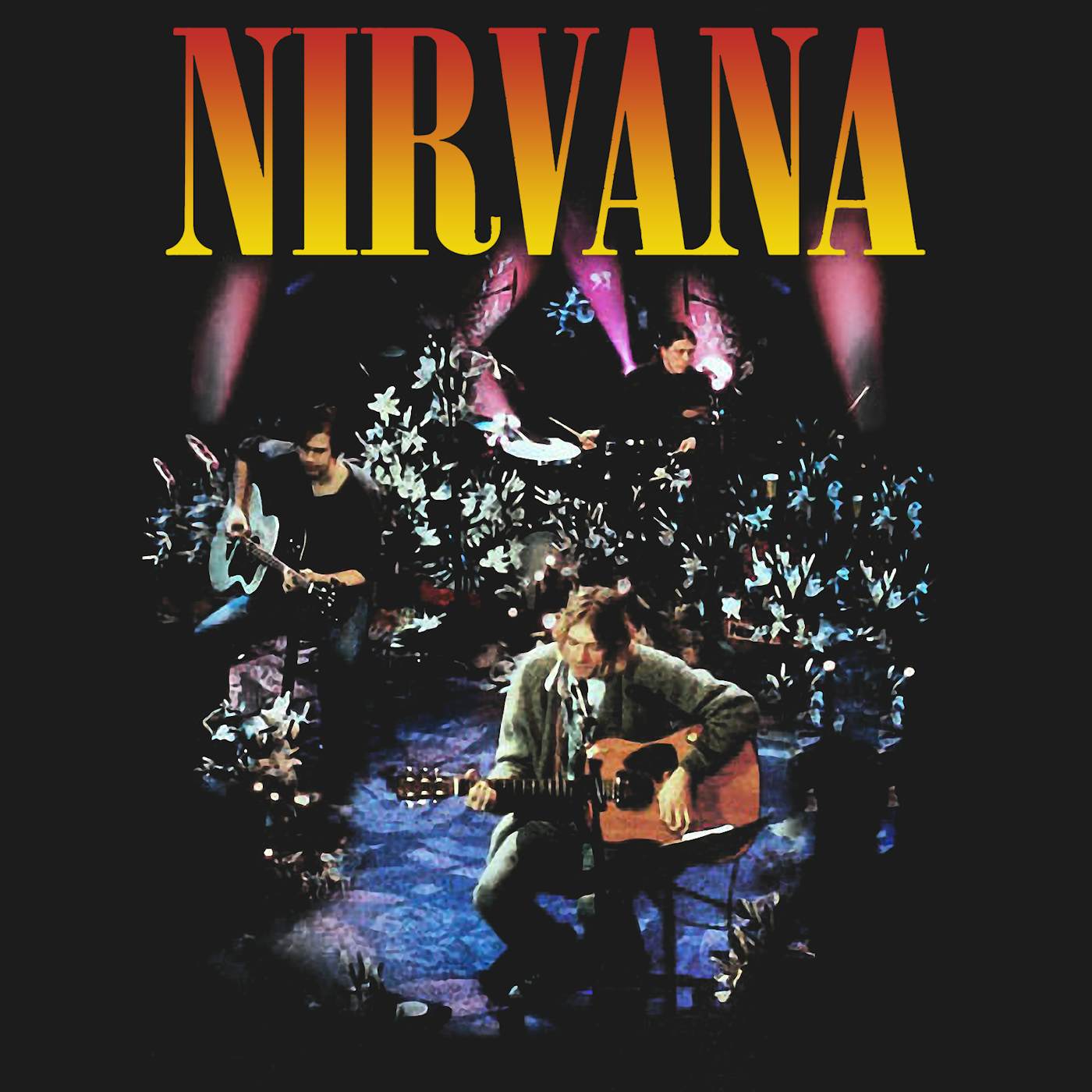 ligevægt industri Roux Nirvana T-Shirt | MTV Unplugged Album Art Nirvana Shirt (Reissue)