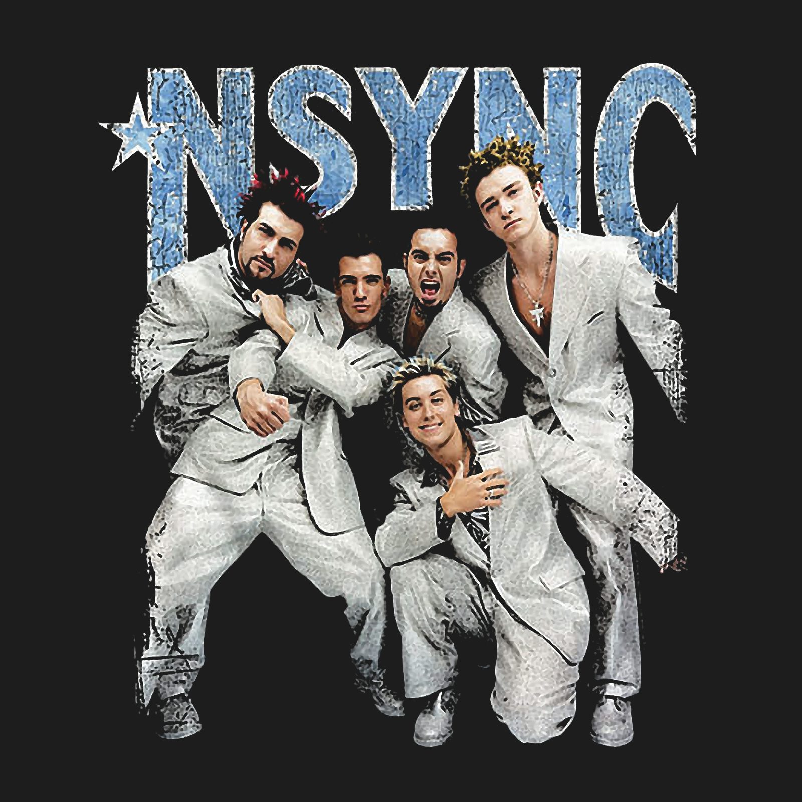 *NSYNC TShirt Strike A Pose *NSYNC Shirt